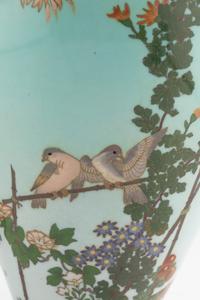 A Pair of Japanese Cloisonné Vases