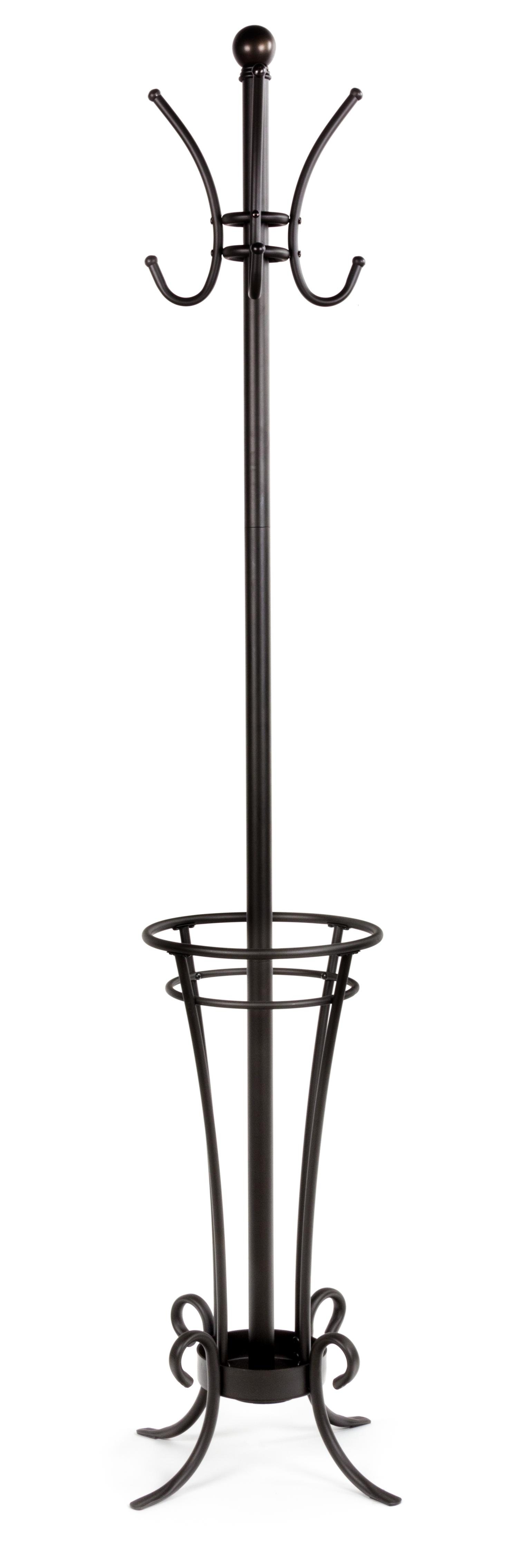 Two Black Metal Coat Racks Height 68 inches. — 20TH CENTURY