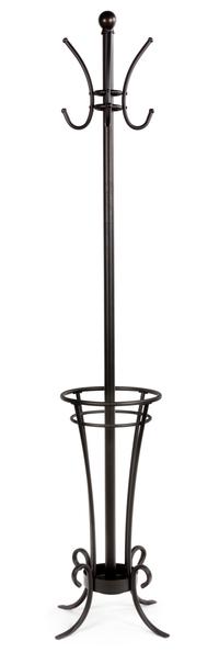 Two Black Metal Coat Racks Height 68 inches. — 20TH CENTURY