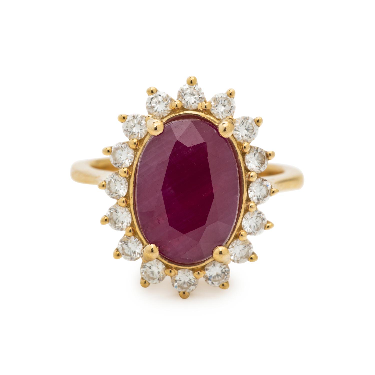 RUBY AND DIAMOND RING