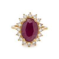 RUBY AND DIAMOND RING