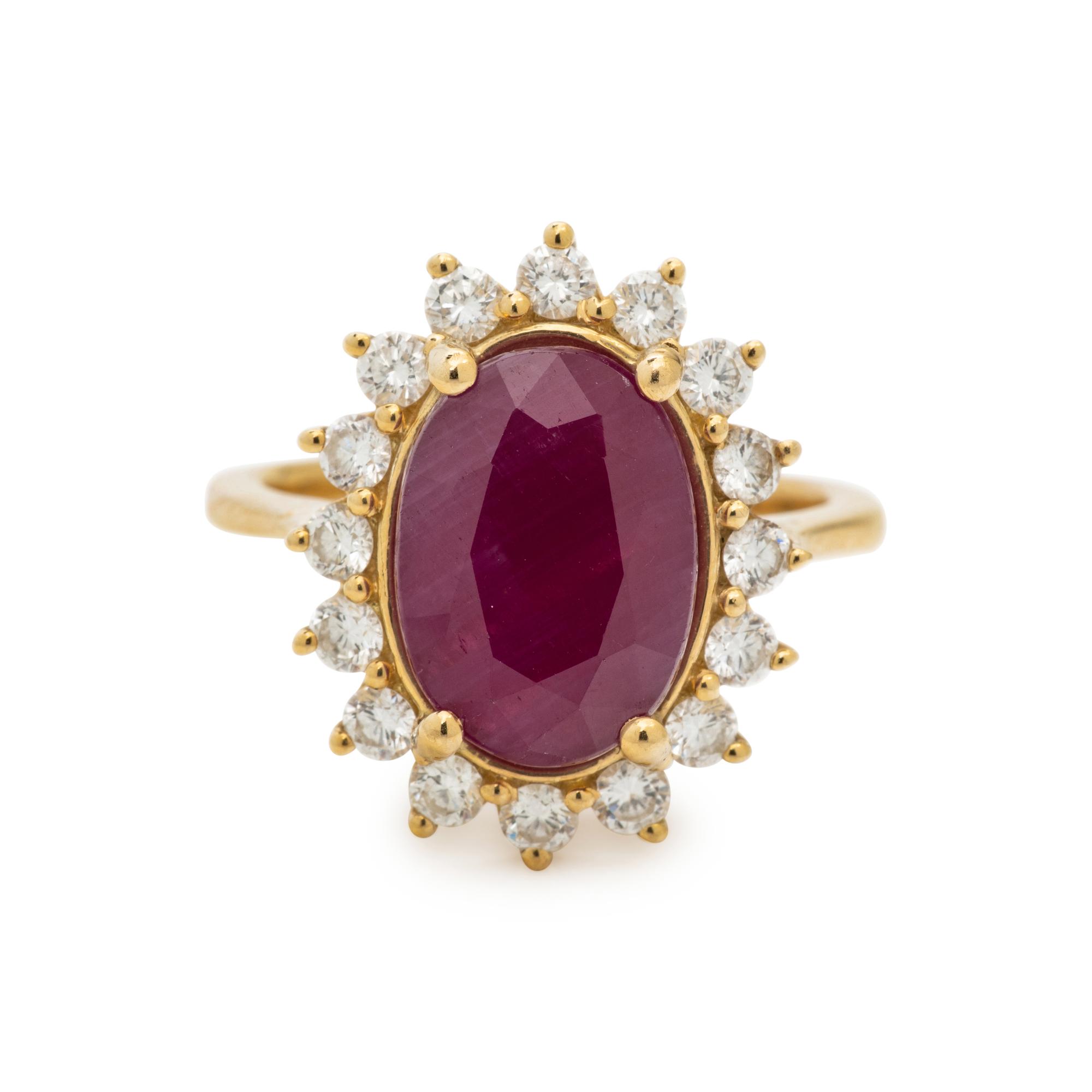 RUBY AND DIAMOND RING