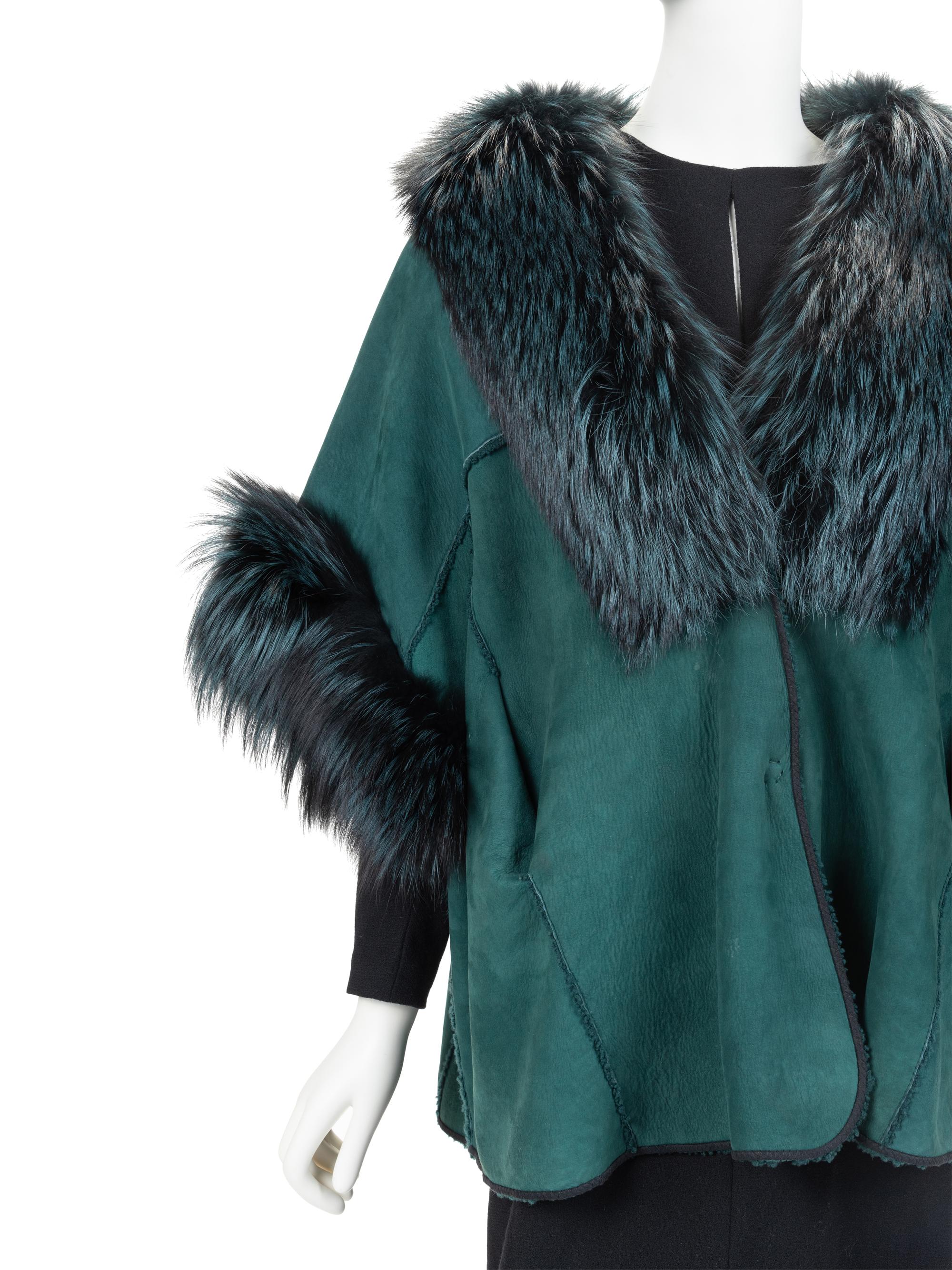 Dennis Basso Fur-Trimmed Jacket