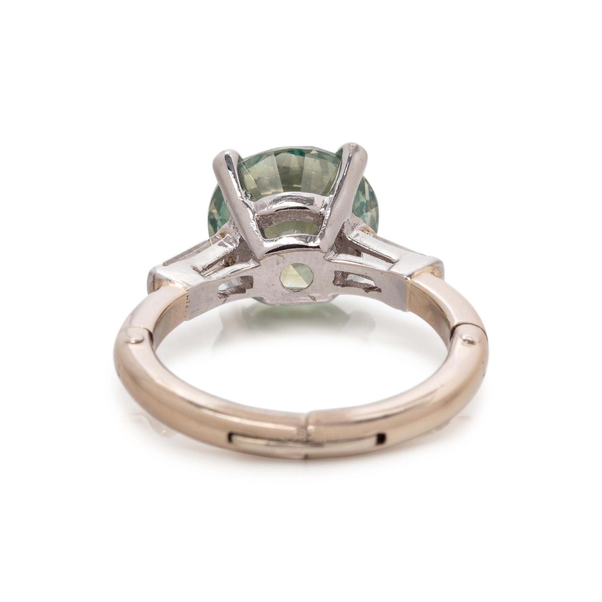 COLORED DIAMOND AND DIAMOND RING