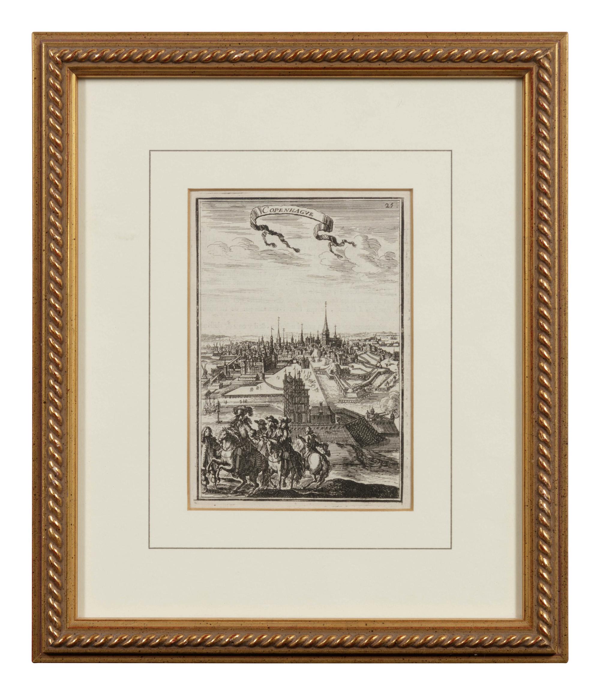 A Set of Six Engravings Depicting European Capitals
