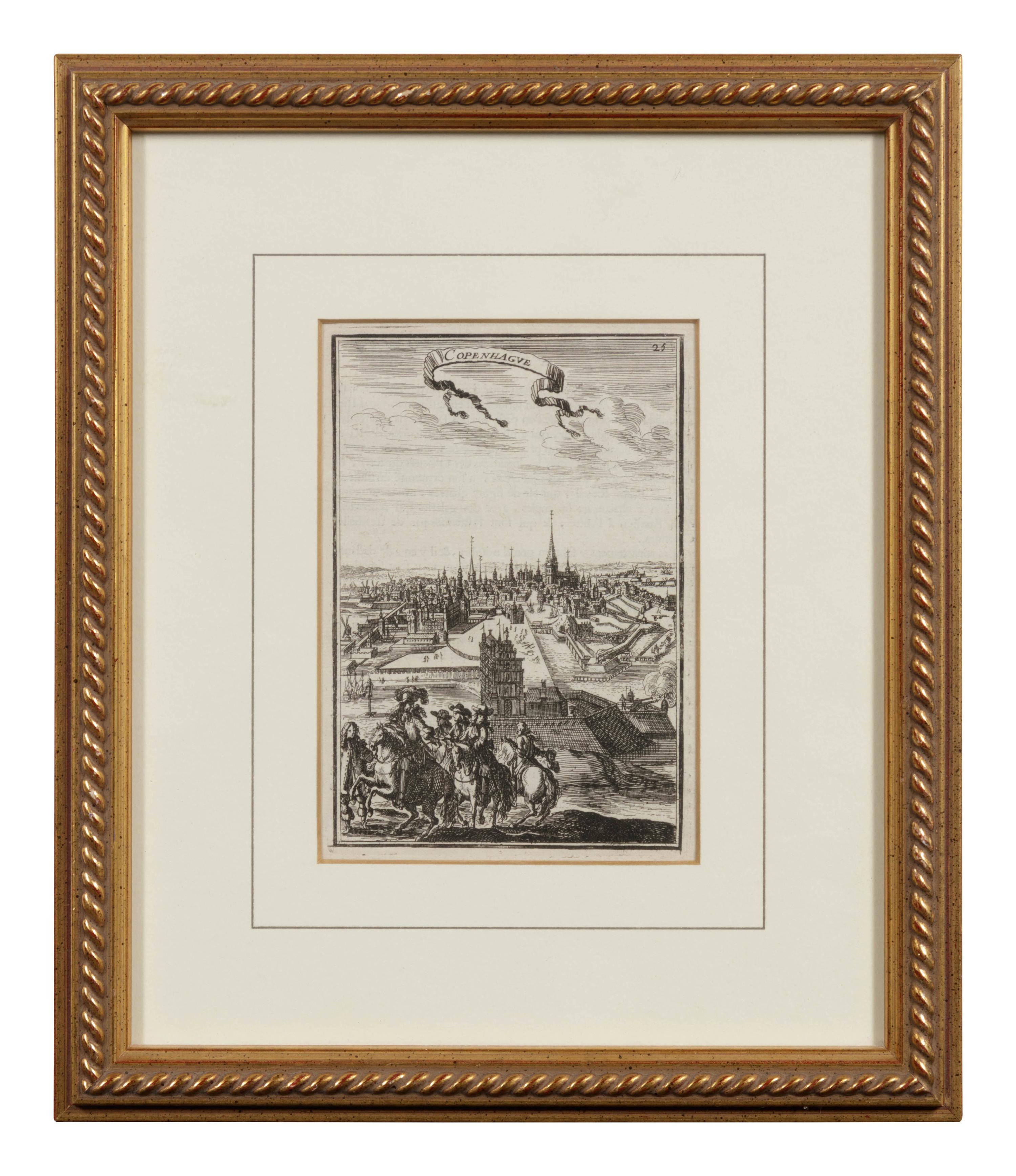 A Set of Six Engravings Depicting European Capitals