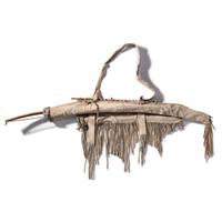 Sioux Beaded Hide Bowcase and Quiver, with Bow