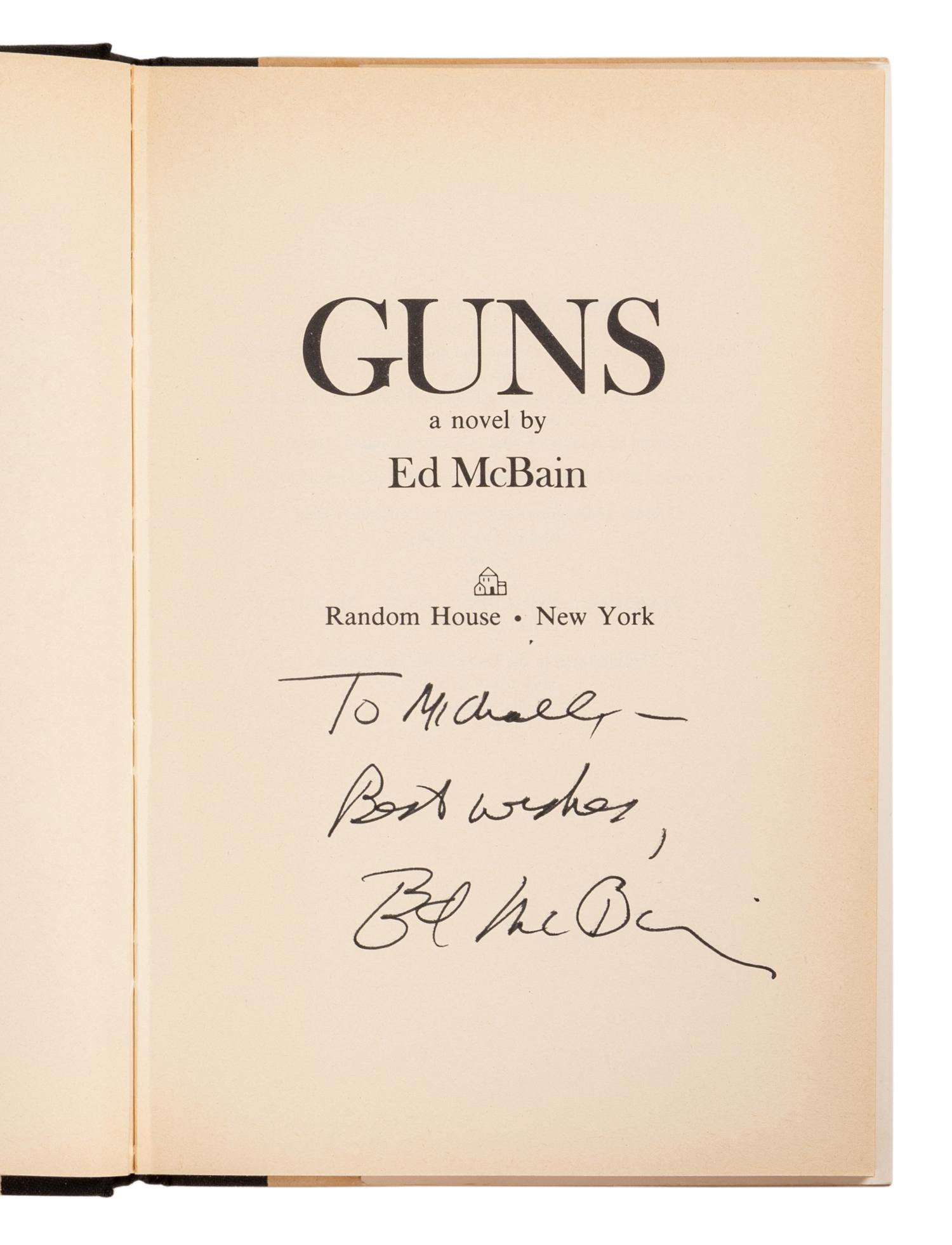 HUNTER, Evan (“Ed McBain”) (1926-2005). A group of 16 works by Hunter, MOST FIRST EDITIONS, MANY SIGNED OR INSCRIBED, comprising: