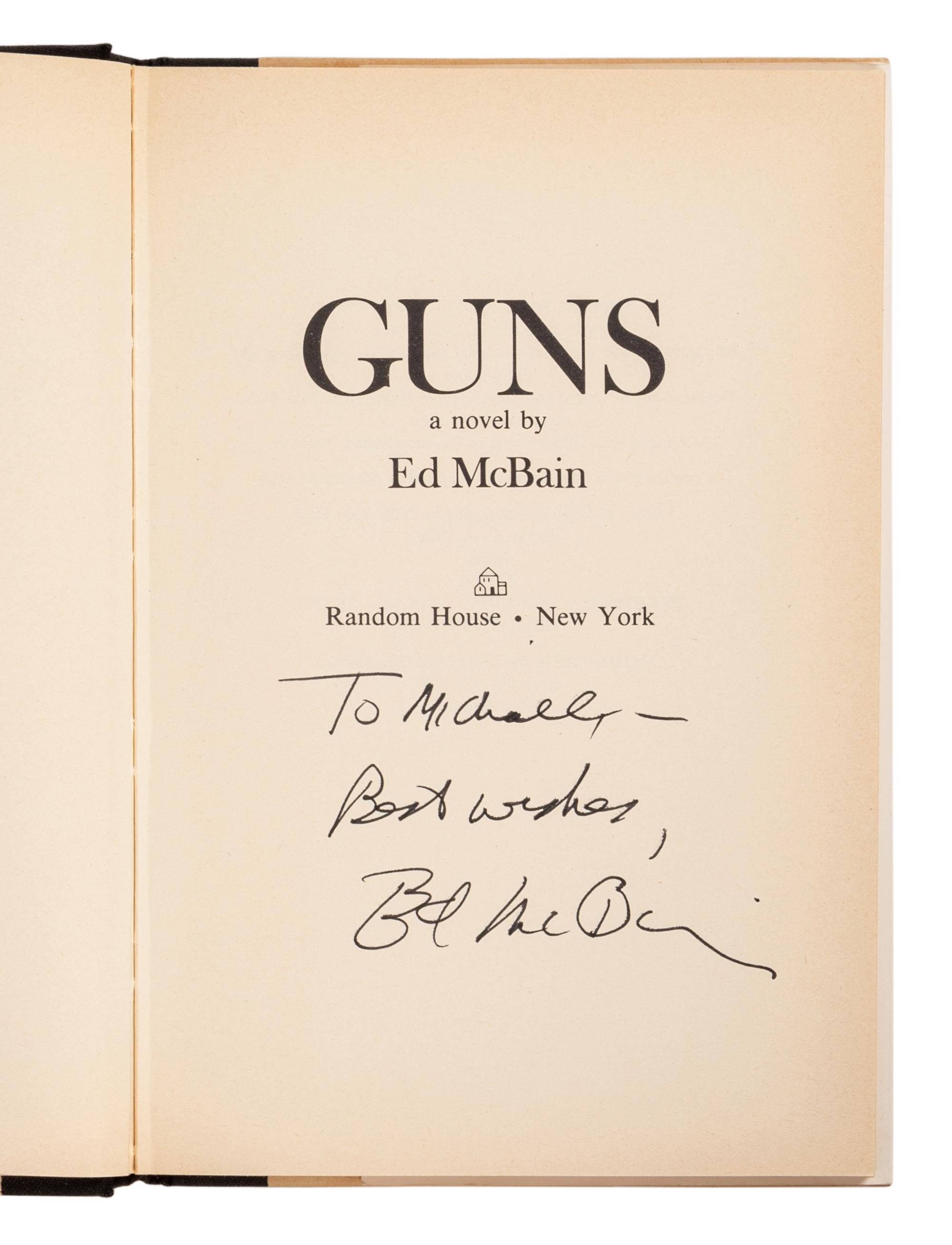 HUNTER, Evan (“Ed McBain”) (1926-2005). A group of 16 works by Hunter, MOST FIRST EDITIONS, MANY SIGNED OR INSCRIBED, comprising: