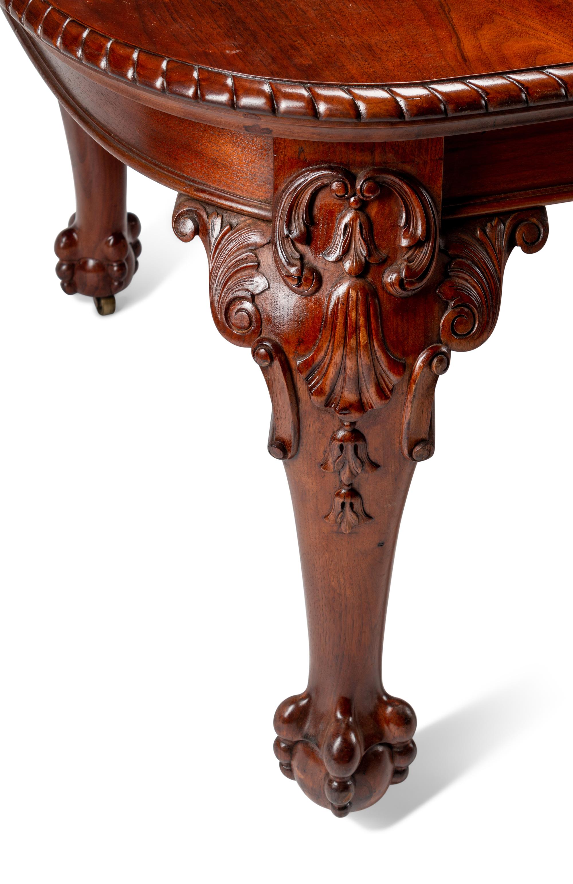 A George III Style Walnut Dining Table