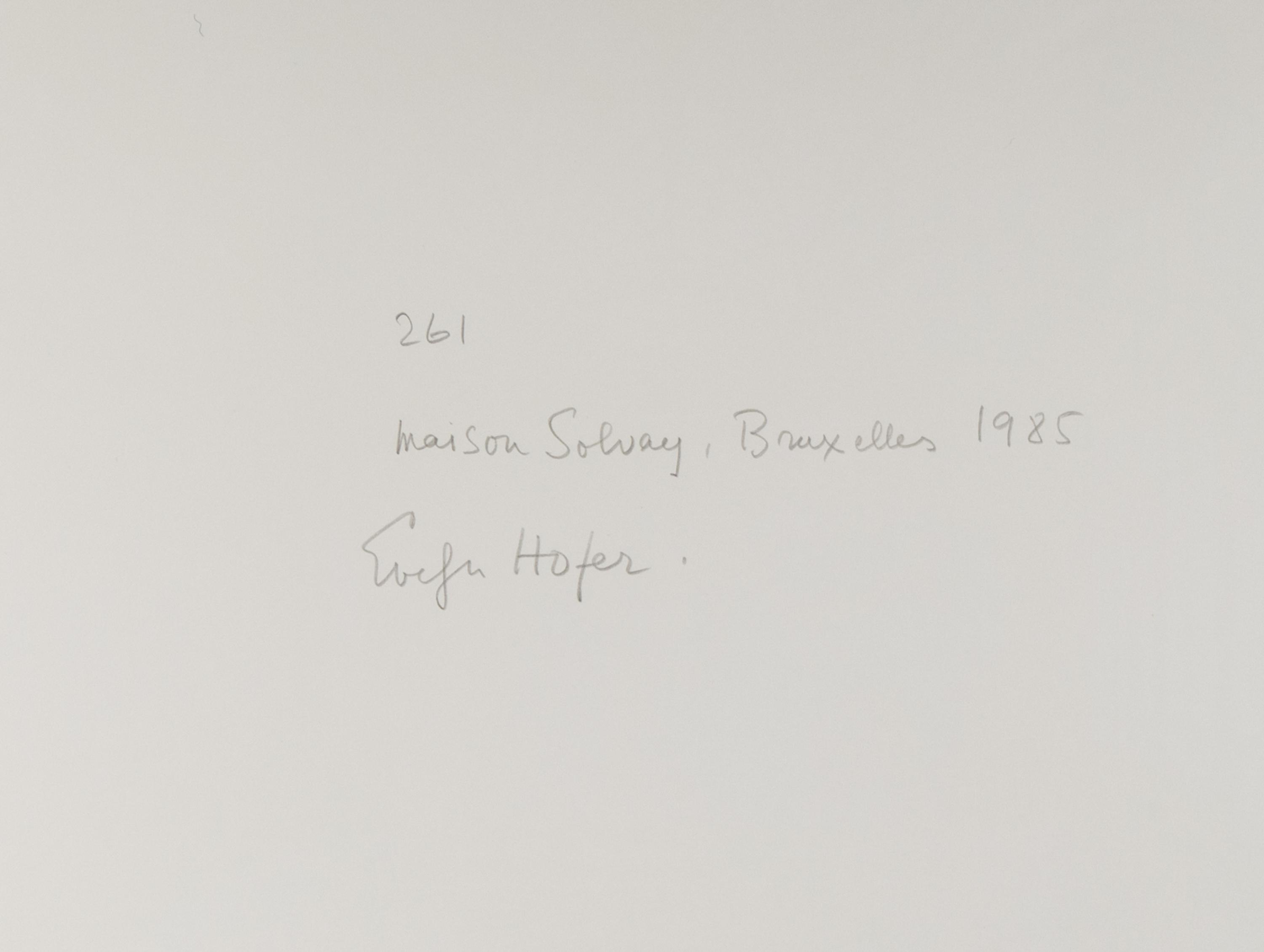 Evelyn Hofer (1922-2009) 260, Villa Stuck, Munich, 1984 ; and Maison Solvay Bruxelles, 1985