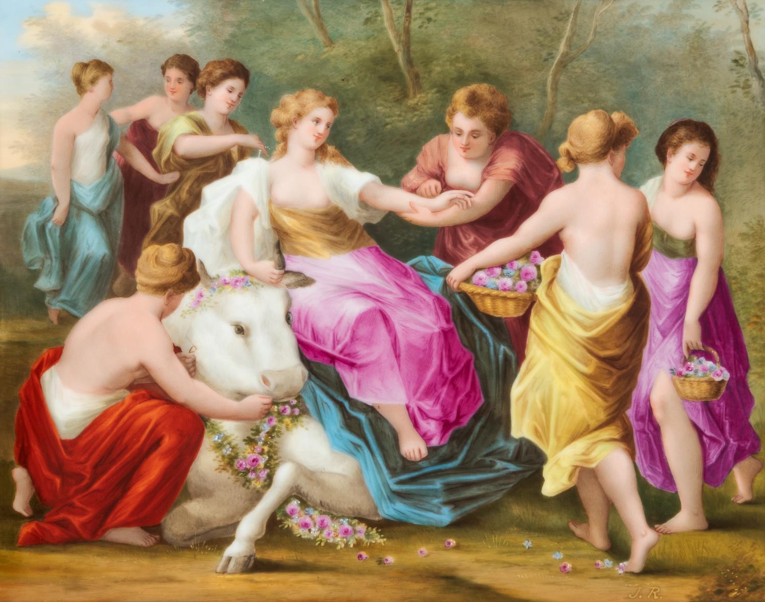 A Vienna Porcelain Charger