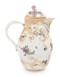 A Bristol Porcelain Covered Milk Jug