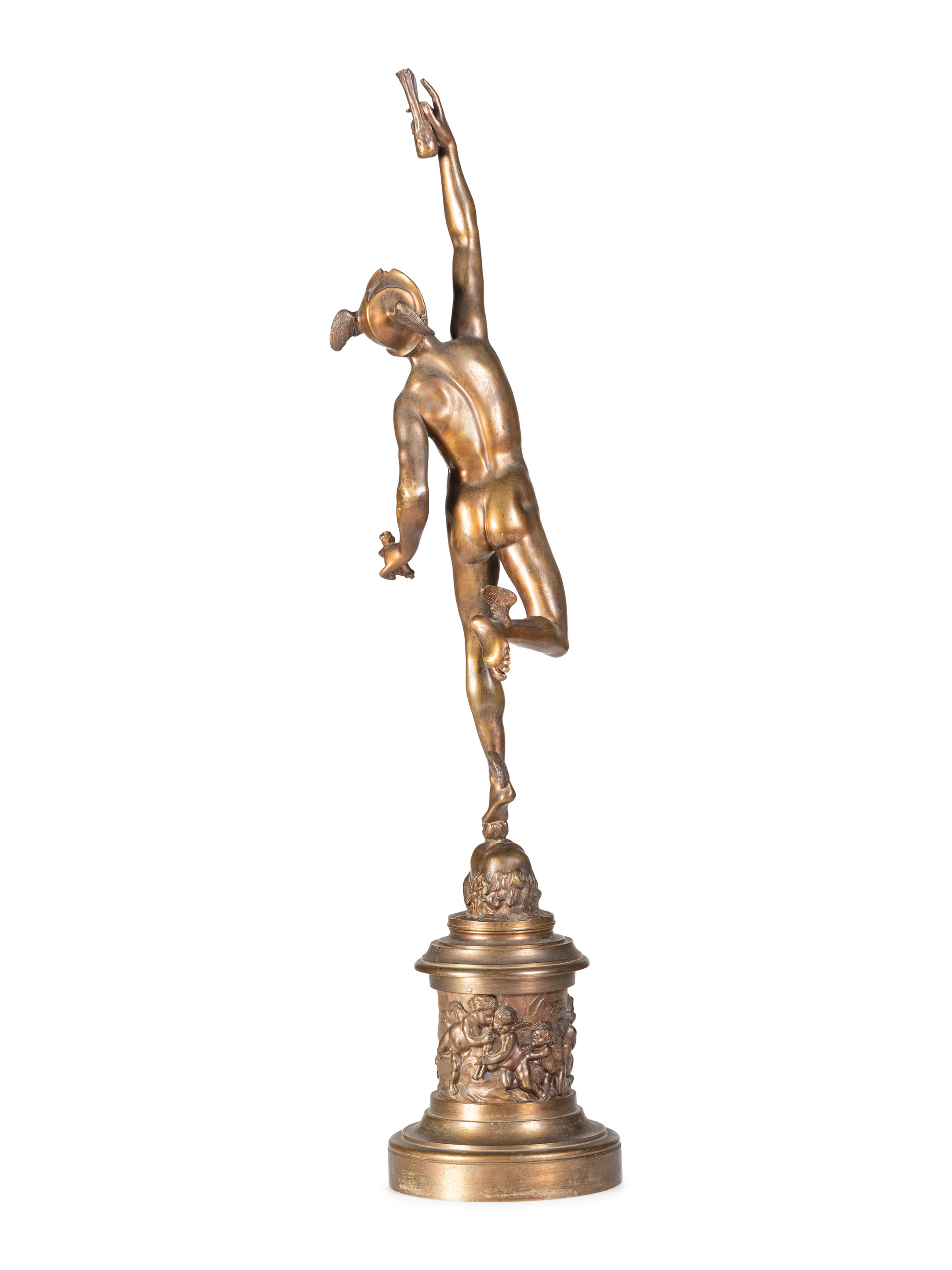 A Pair of Sculptures of Mercury and Psyche