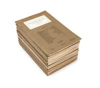 [THE LITTLE REVIEW]. ANDERSON, Margaret, editor. POUND, Ezra, editor. HEAP, Jane, editor. The Little Review . Vol. I, No. 1 through Vol. XII, No. 2. Chicago, New York, and Paris: 1914-1929.