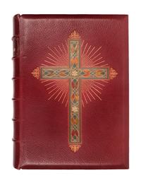 [MONASTERY HILL BINDING -- ZUFFANT, Joseph, binder]. [BIBLE, in German]. Die Heilige Schrift.... Stuttgart, [c.1890].