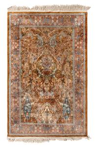 A Sarouk Silk Rug