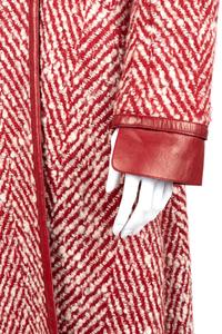 Chanel Wool Herringbone Long Coat and Skirt, Fall 2000