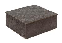 Tiffany Studios, a Zodiac pattern large cigar box (1655)