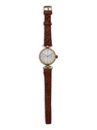 ULYSSE NARDIN, 18K YELLOW GOLD SINGLE PUSHER CHRONOGRAPH WATCH