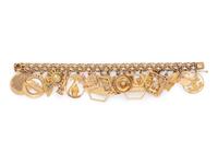 YELLOW GOLD CHARM BRACELET