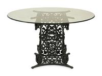 A Large Group of Painted Aluminum Garden Furniture — 20th Century
