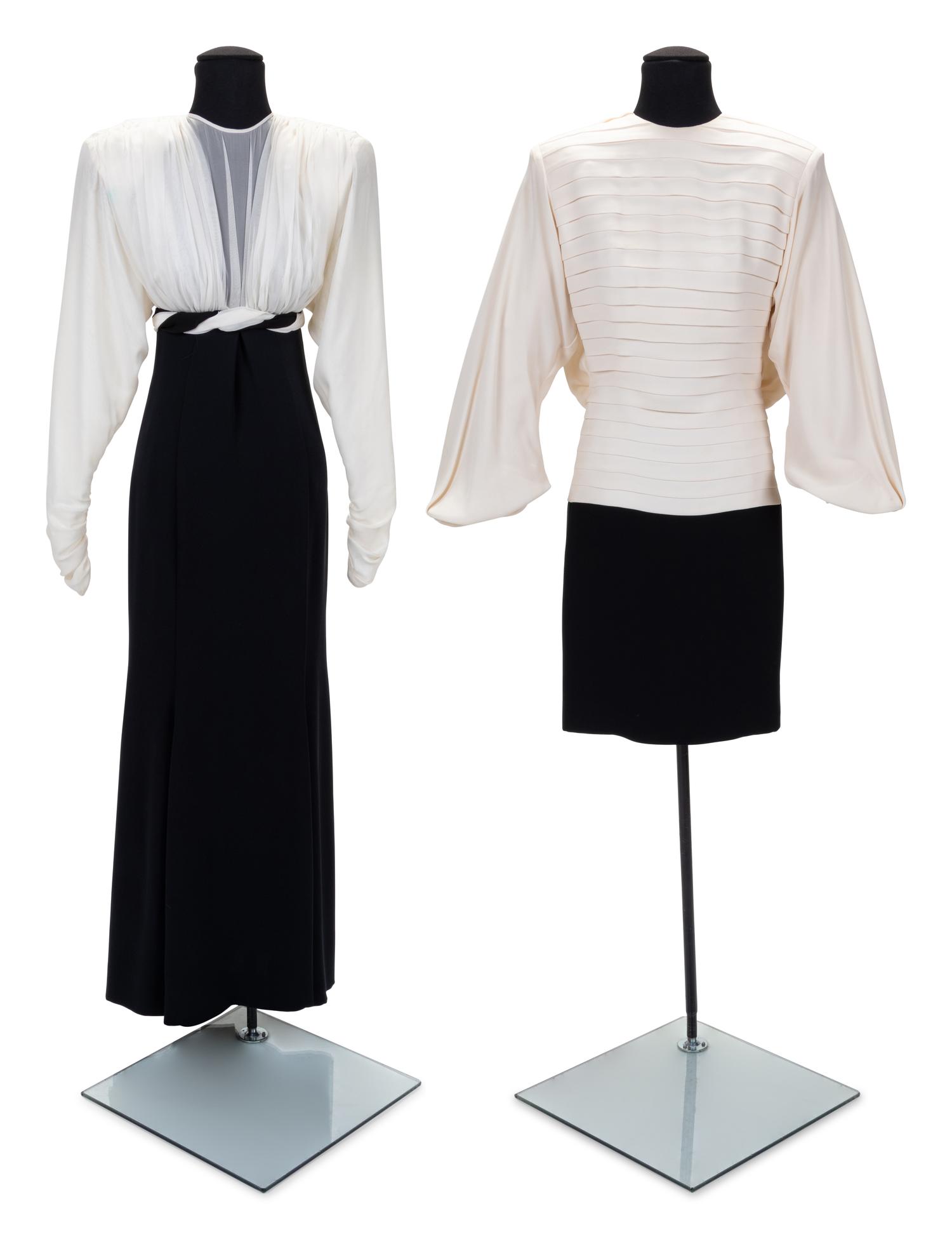 Two Galanos Dresses, c.1985