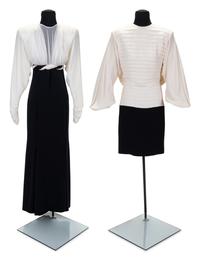Two Galanos Dresses, c.1985
