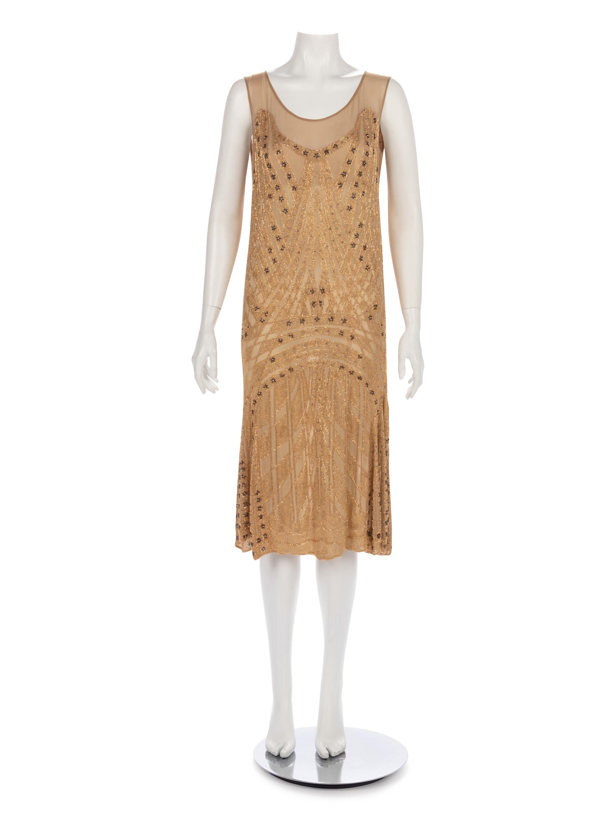 Embroidered Flapper Dress, 1920s