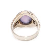 PURPLE STAR SAPPHIRE RING