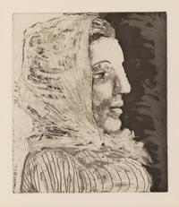 Buste de Femme au Fichu (Portrait of Dora Maar)