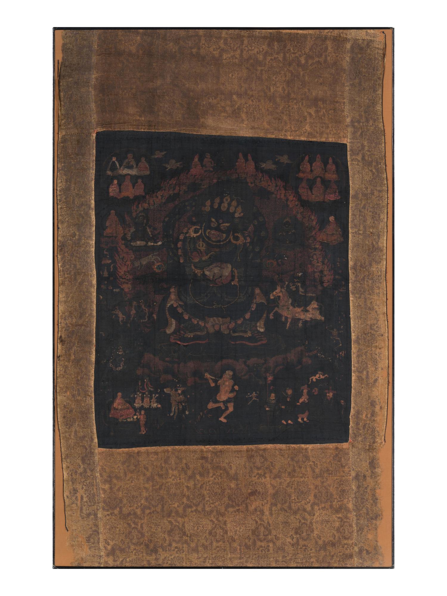 Four Tibetan Thangka Paintings, 18th-19th Century 十八-十九世紀 唐卡四幅