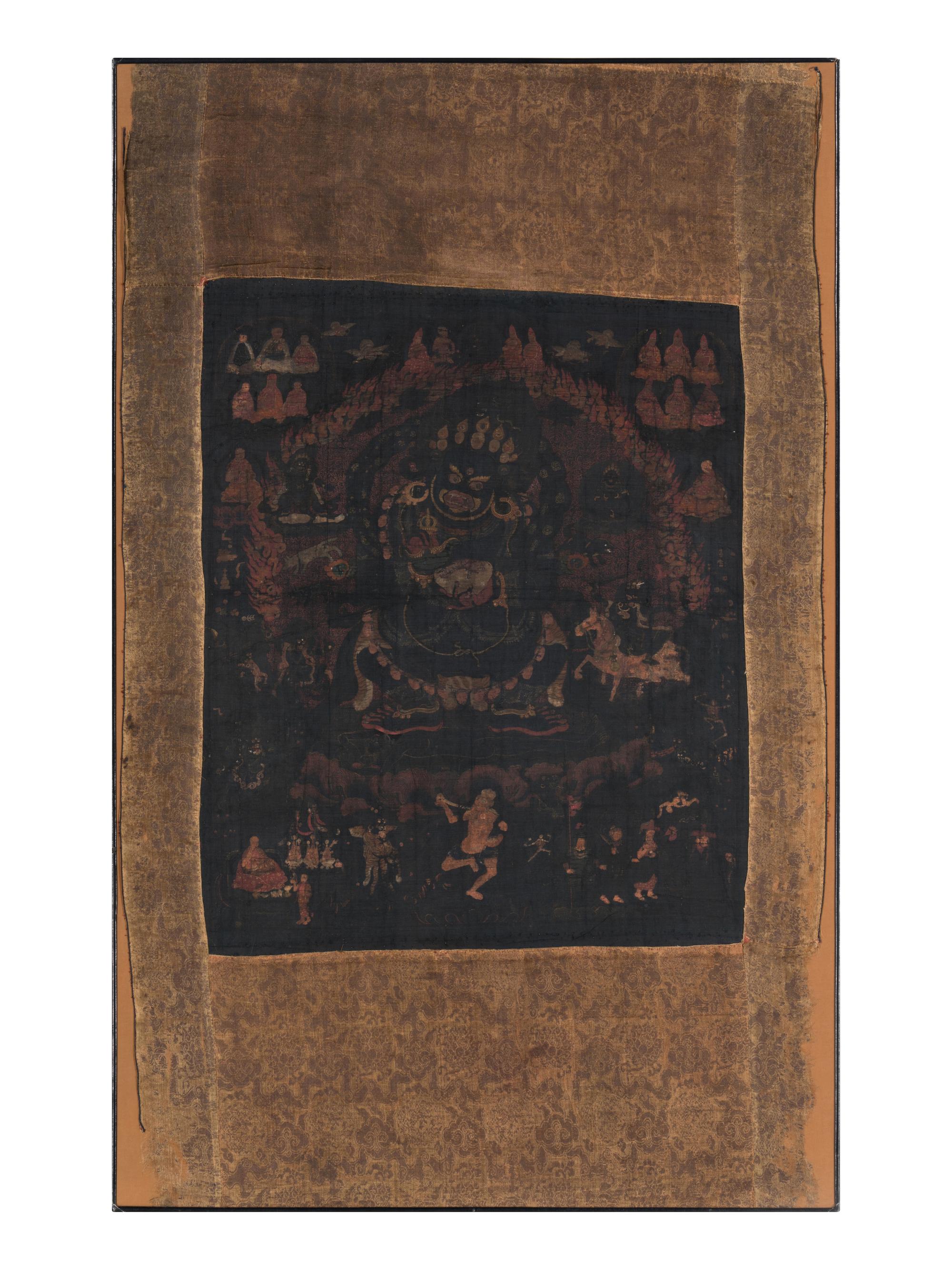 Four Tibetan Thangka Paintings, 18th-19th Century 十八-十九世紀 唐卡四幅