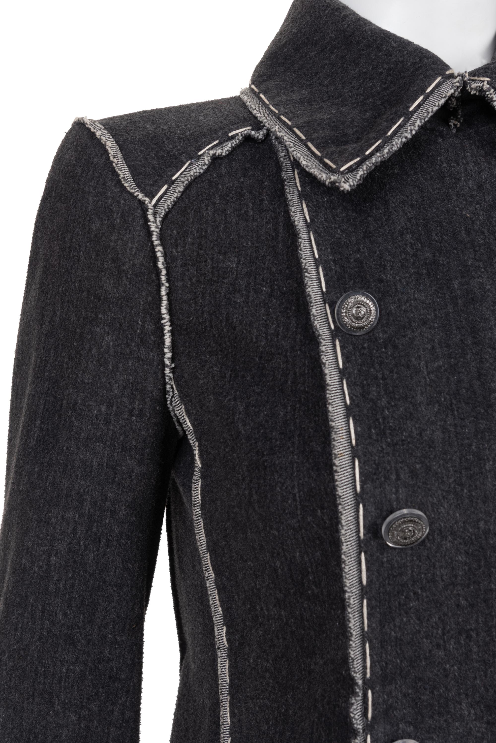 Chanel Denim Double Breasted Jacket, 2000-10s
