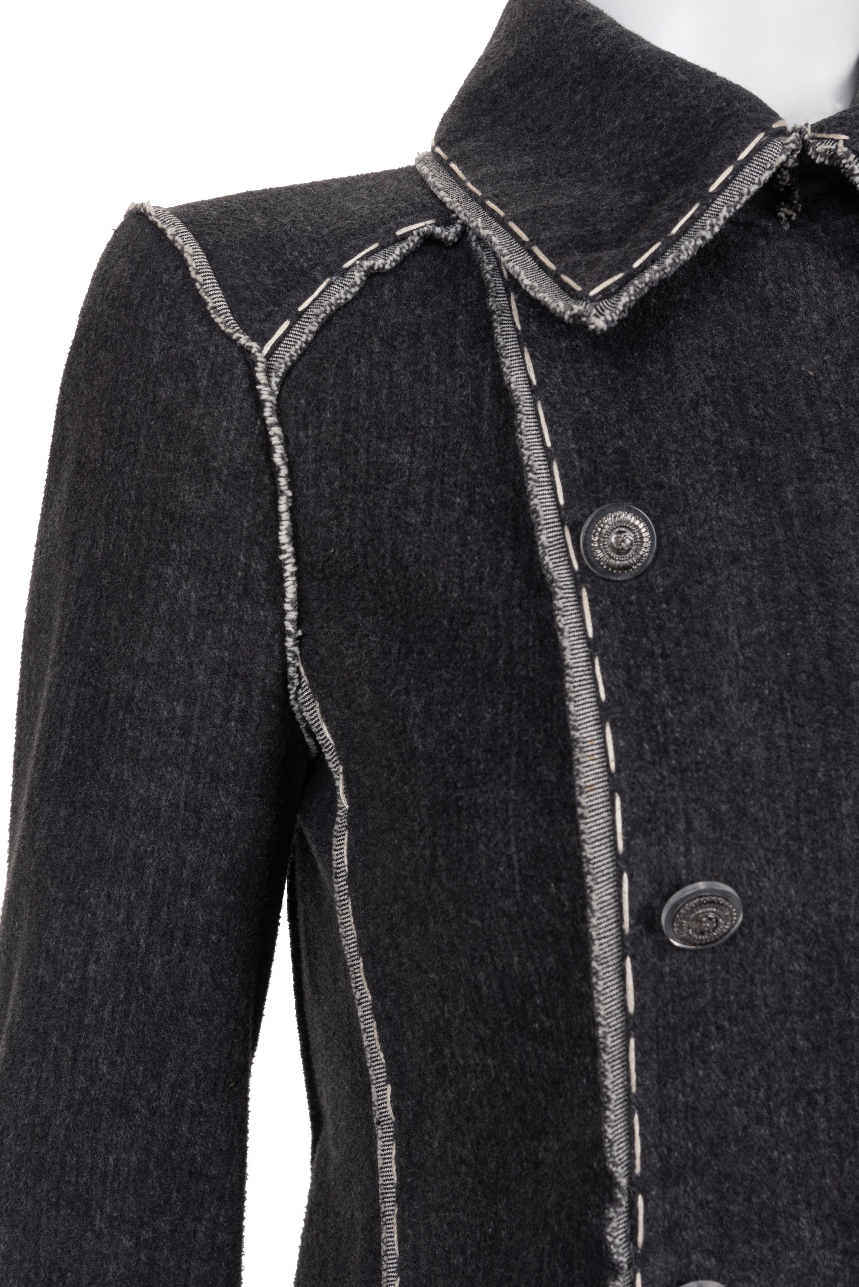 Chanel Denim Double Breasted Jacket, 2000-10s