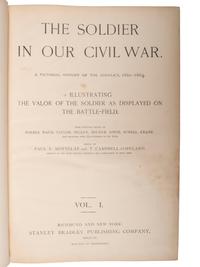 [CIVIL WAR - ART]. A group of assorted Harper's and Frank Leslie pictorial history volumes, comprising: