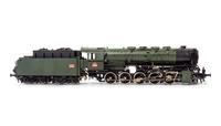 A Fulgurex Polychrome 1-Gauge S.N.C.F. 2-10-0 Locomotive and Tender