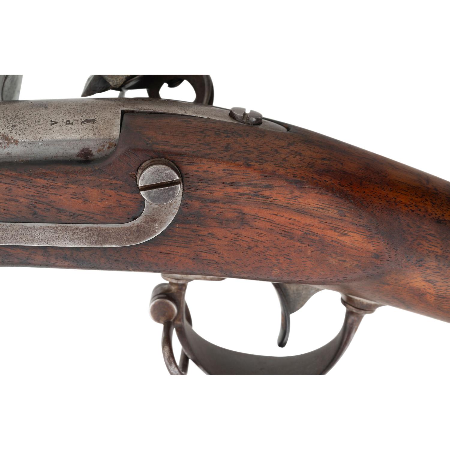 Rare US Springfield Model 1840 Musket in Original Flint