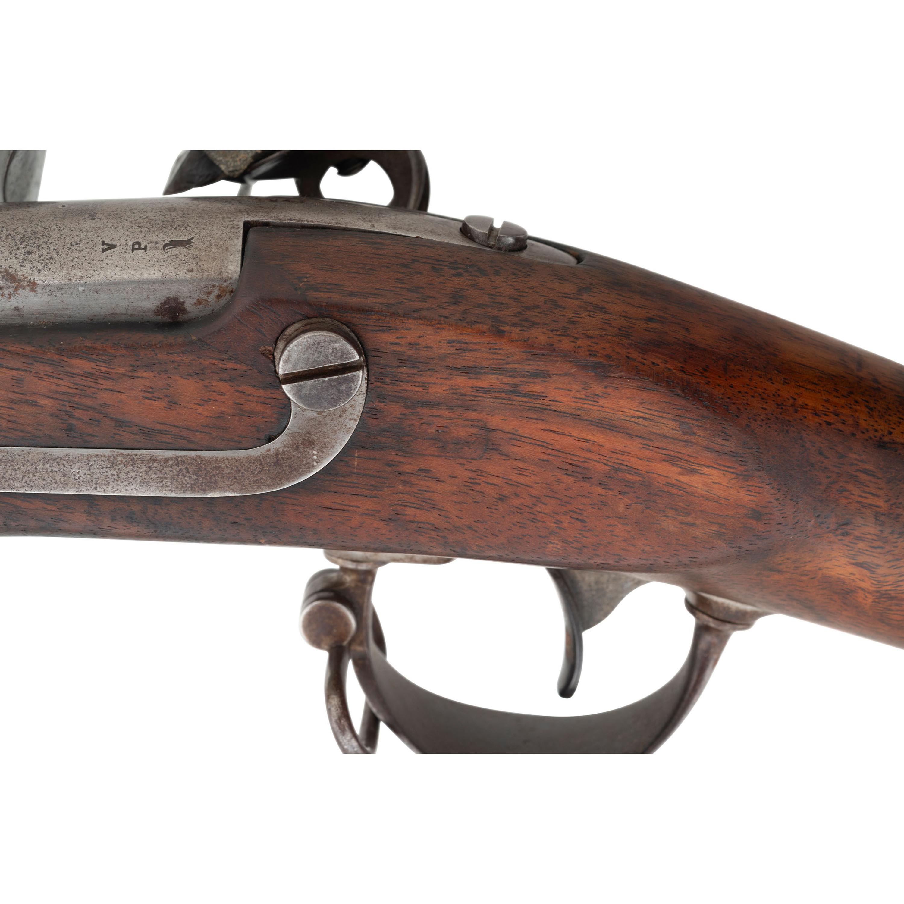 Rare US Springfield Model 1840 Musket in Original Flint