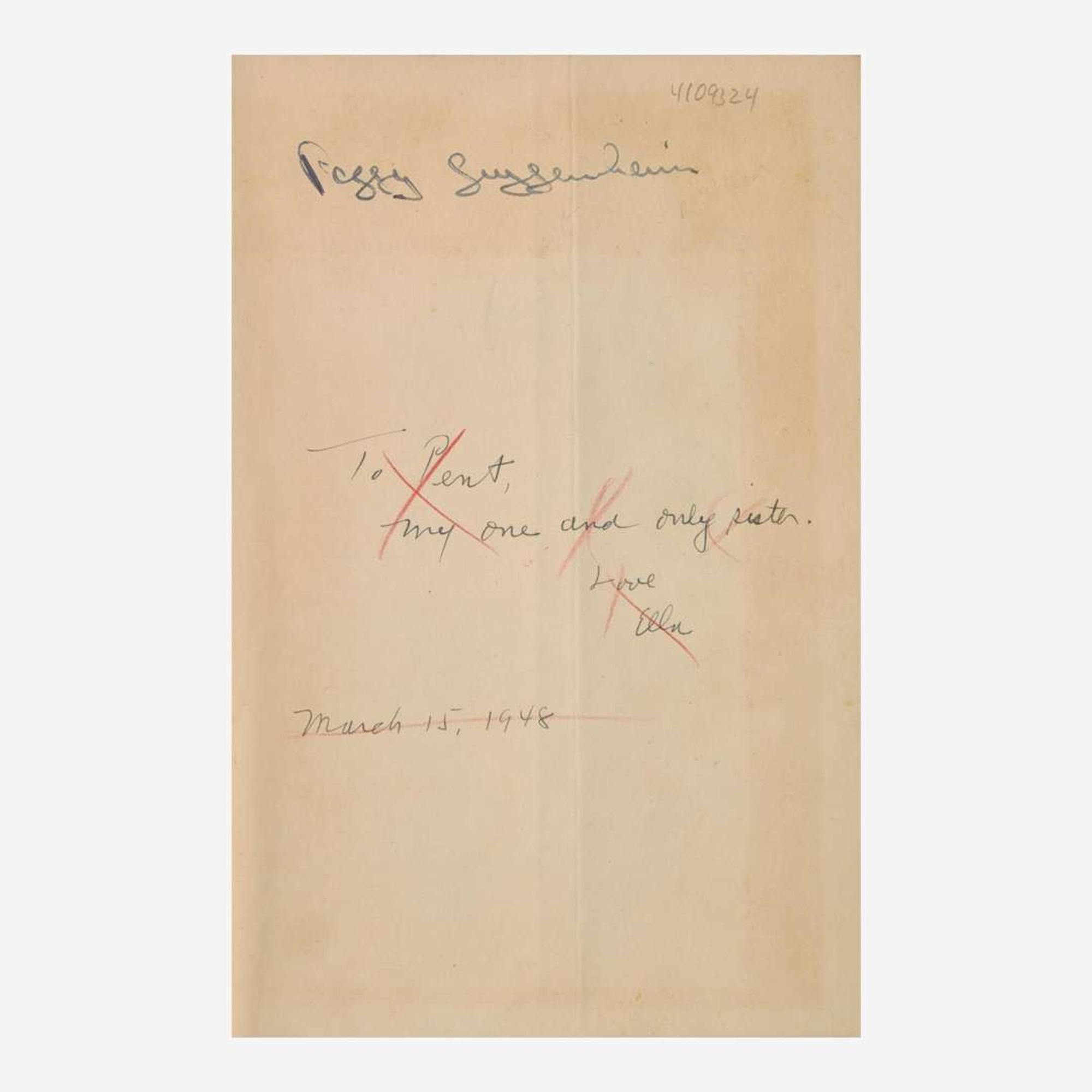 [Literature] Capote, Truman, and Peggy Guggenheim Group of 2 Titles from Peggy Guggenheim's Library