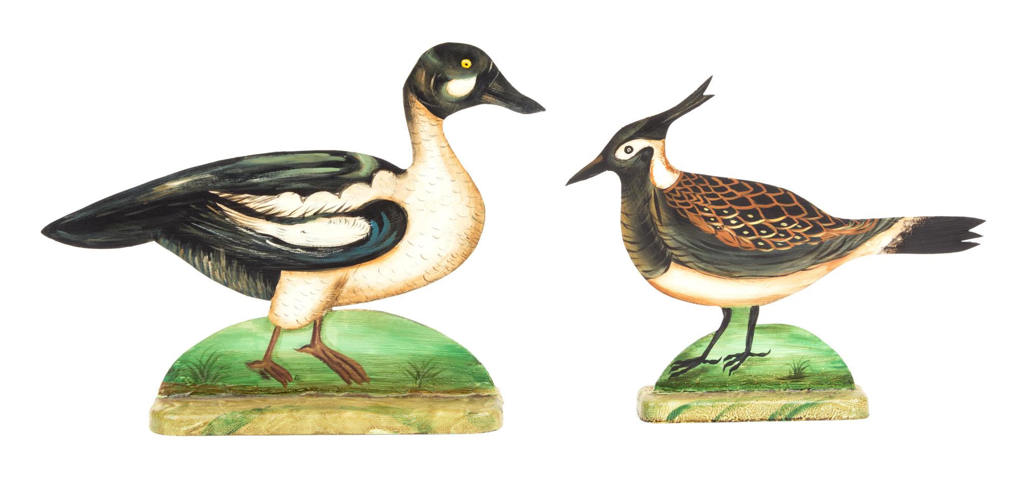 A Group of Decorative Articles Shadow boxes 9 3/8 x 9 3/8 inches.