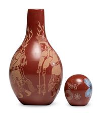 Redware Sgraffito Pottery
