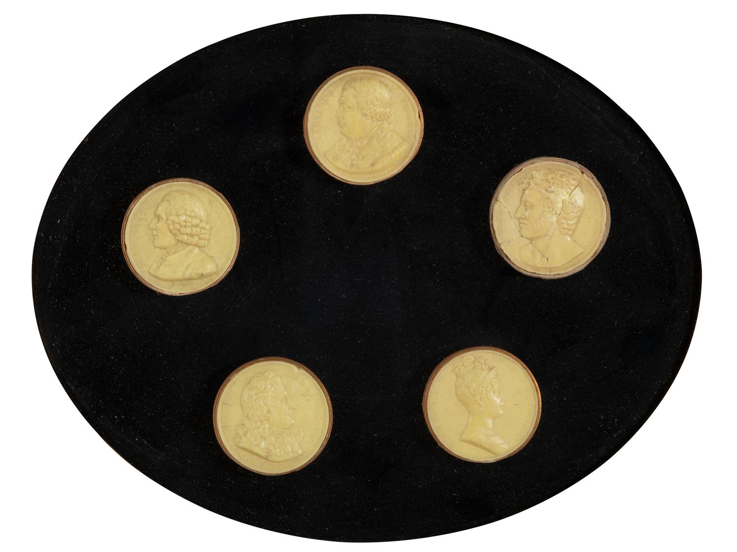 Two Framed Groups of Grand Tour Plaster Intaglios