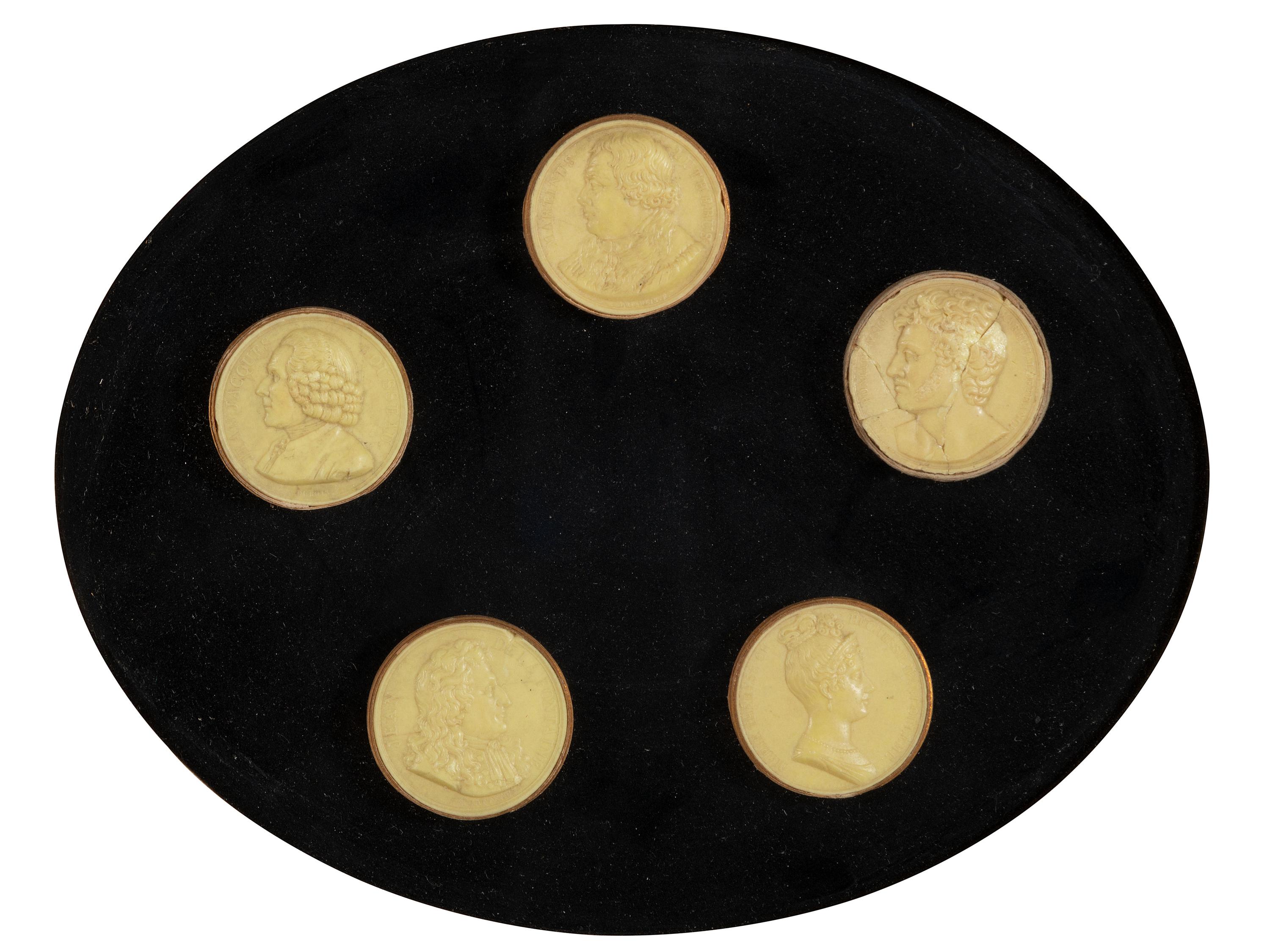 Two Framed Groups of Grand Tour Plaster Intaglios