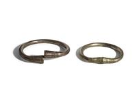 A Pair of Byzantine Silver Bracelets