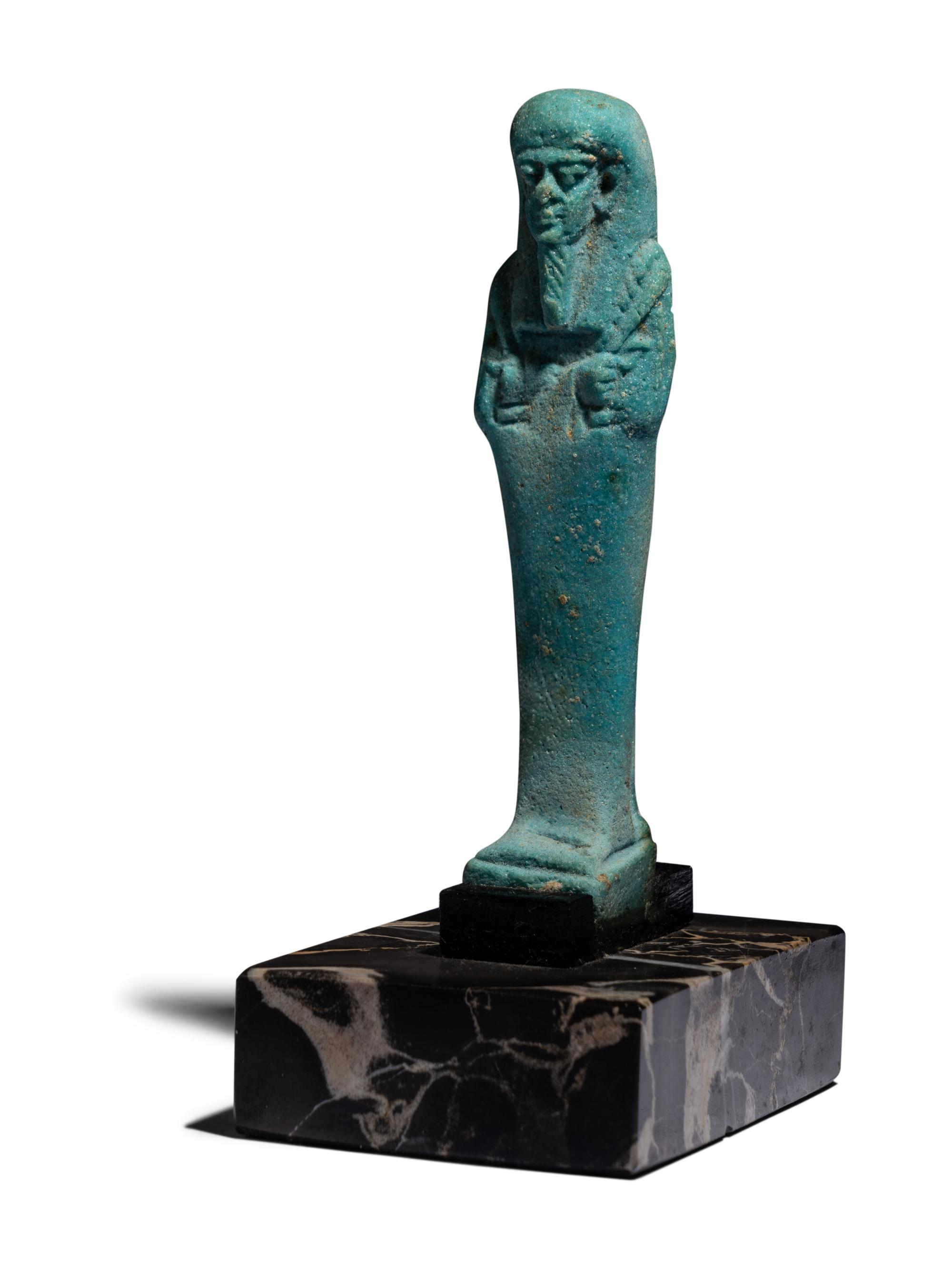 An Egyptian Faience Ushabti