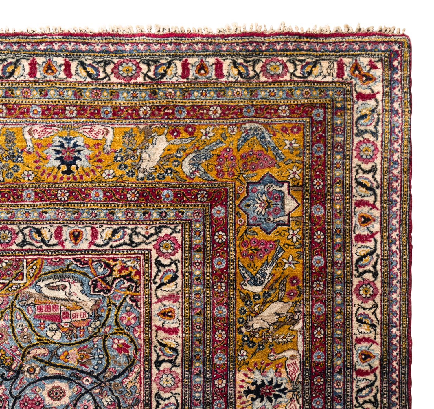 A Kirman Wool Rug