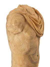 An Italian Carved Marble Male Torso