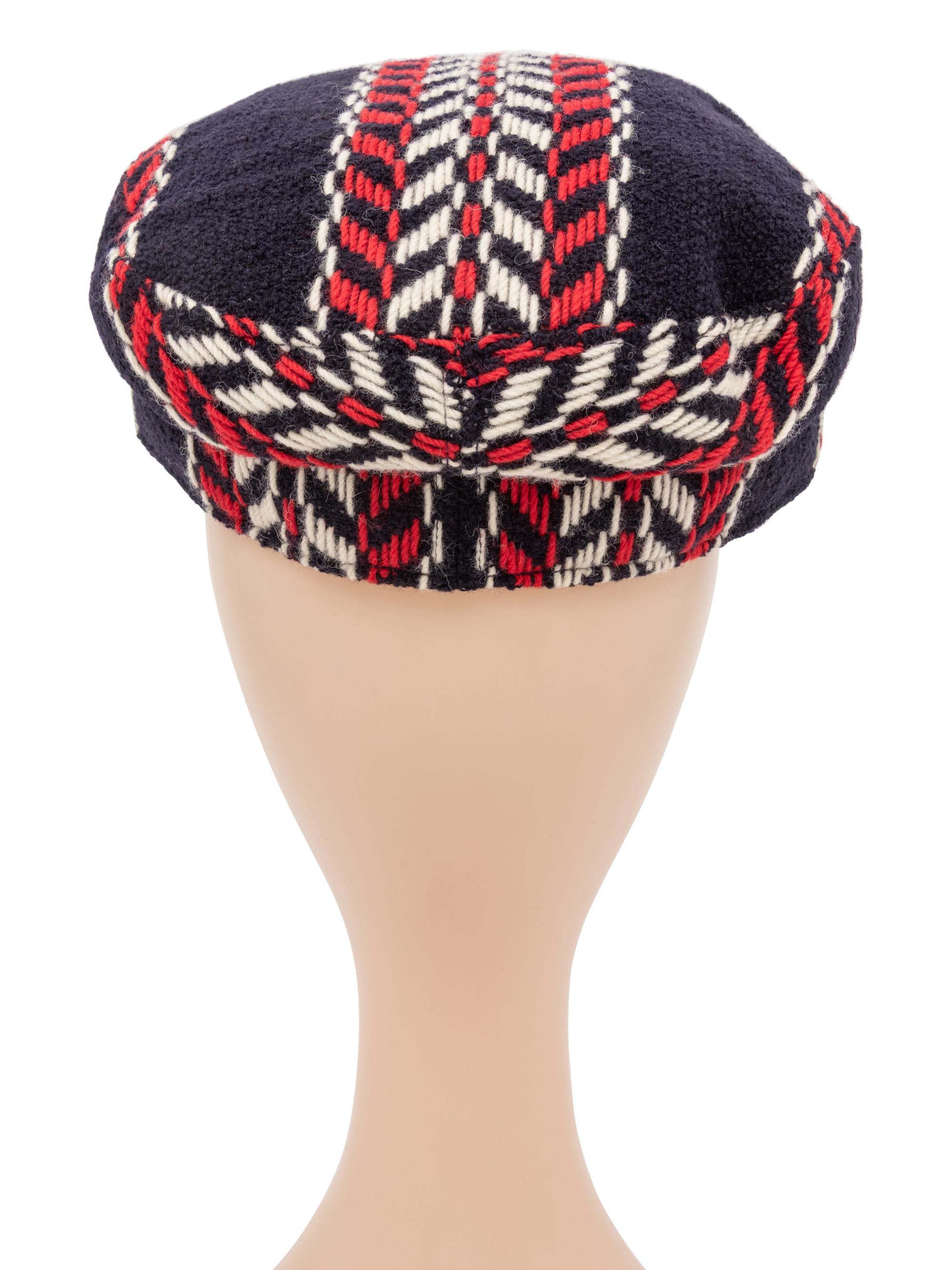 Chanel, Tweed Newsboy Cap