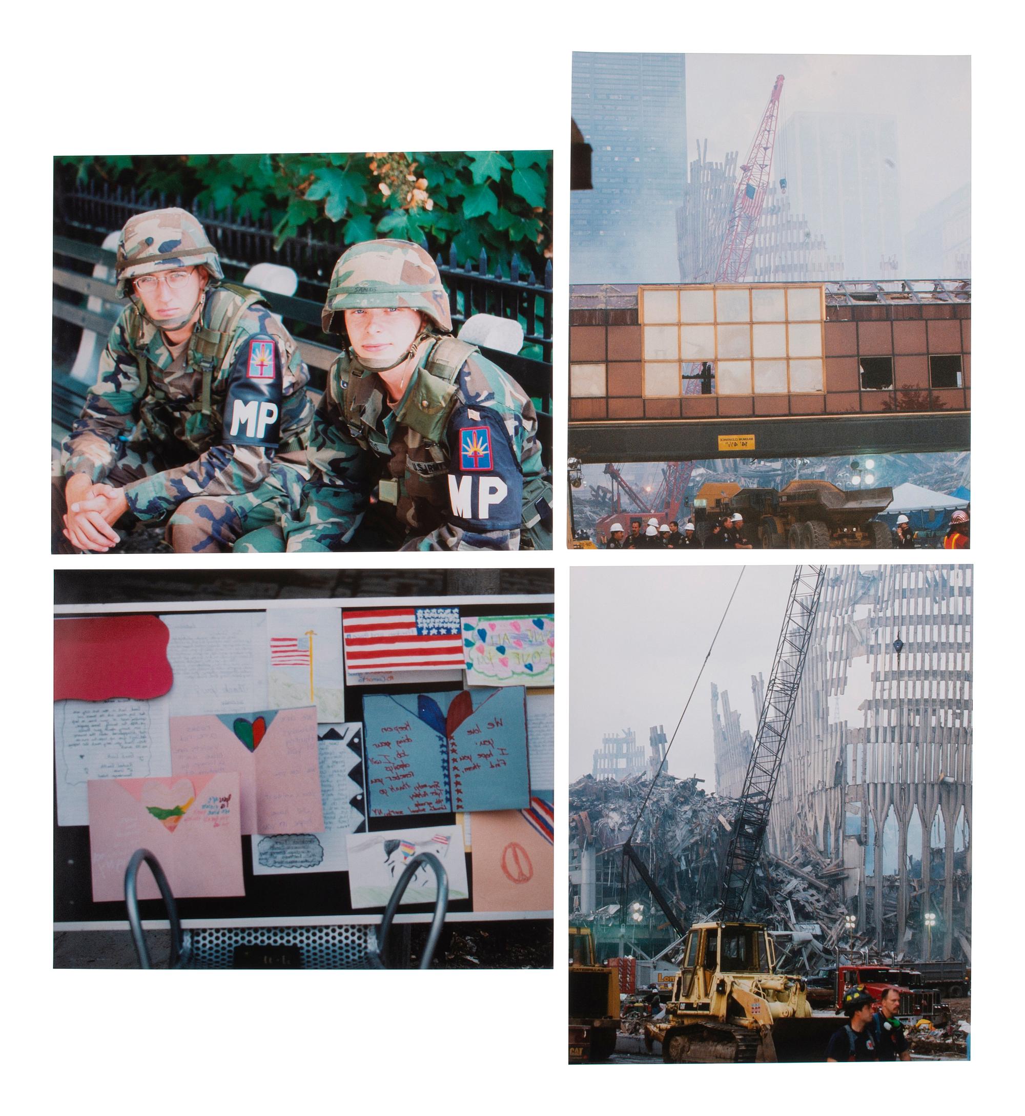 [20TH CENTURY]. Large collection of photographs documenting the aftermath of September 11, 2001.